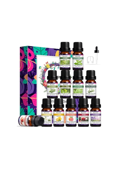 Salking Uçucu Yağ Seti 12x10ml, Aroma Terapi Yağları