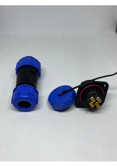 Sp 21 4pin Erkek Dişi Set Ip68 Konnektör