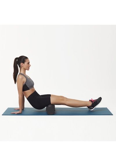 Actifoam Foam Roller Masaj Köpüğü Köpük Rulo Yuvarlama Köpüğü 90 Cm-Orta Sert-Siyah Yeşil