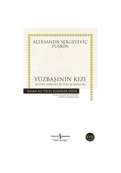 Yüzbaşının Kızı - Aleksandr Sergeyeviç Puşkin - İş Bankası Kültür Yayınları