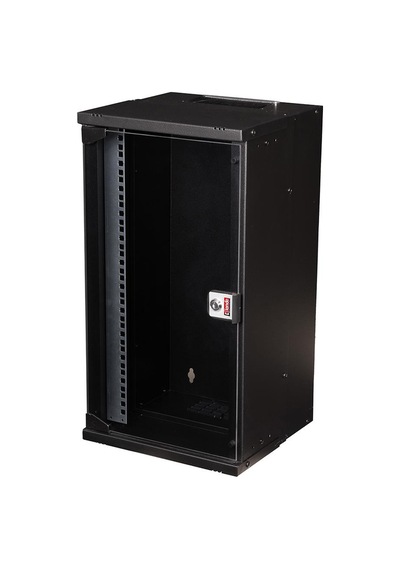 Lande Pandora Soho 12u 300x300 10 Duvar Tipi Rack Kabinet Siyah Cam Kapaklı