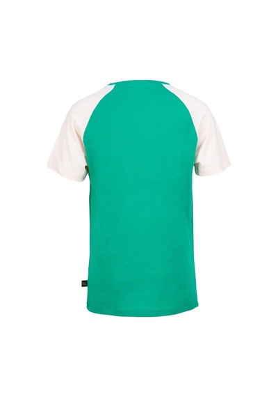 Brz Kids Reglan Kollu Baskılı Erkek Çocuk Kısa Kollu T-Shirt Yeşil