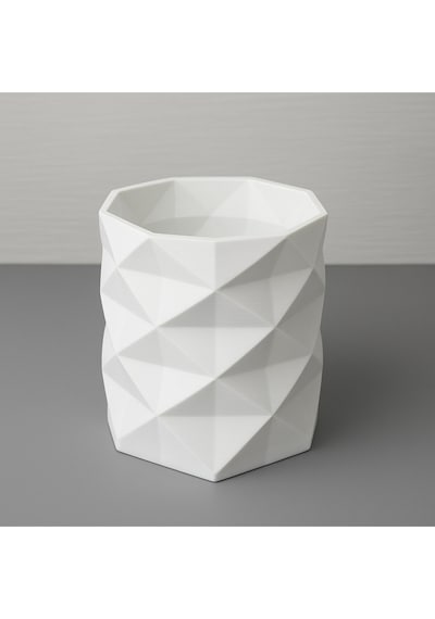 Geometrik Desenli 3d Baskı Kalemlik & Vazo Modern Ve Şık Tasarım
