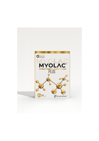 Myolac Plus 60 Saşe Myo-İnositol Alfa-Laktalbumin Astaksantin Folik Asit Krom Pikolinat Selenyum İçeren Takviye Edici Gıda