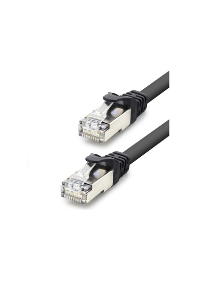 Cat7 Ethernet Patch Kablosu 10 Gbps 600 Mhz 15 M - Siyah Hdx5095