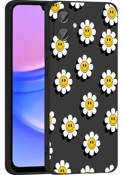 Samsung Galaxy A06 İle Uyumlu Premier Kalite Özel Üretim Baskılı Silikon Telefon Kılıfı Bc 7 Siyah
