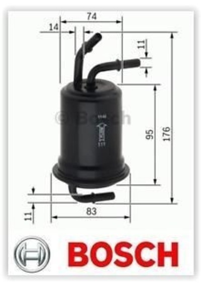 BOSCH F026403012 BENZİN FİLTRESİ A4 A6 A8 2.0 FSI 3.0 TFSI