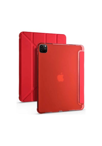 Apple Uyumlu iPad Pro 12.9 2021 Kılıf (5.Nesil) Kalem Bölmeli Smart With