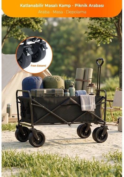 Kuzeylife Rover Wagon Masalı Portatif Taşıma Arabası