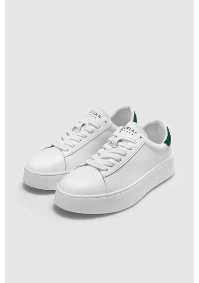 Lufian 121230053 Adel Beyaz-yeşil Kadın Günlük Sneaker Beyaz- Yeşil
