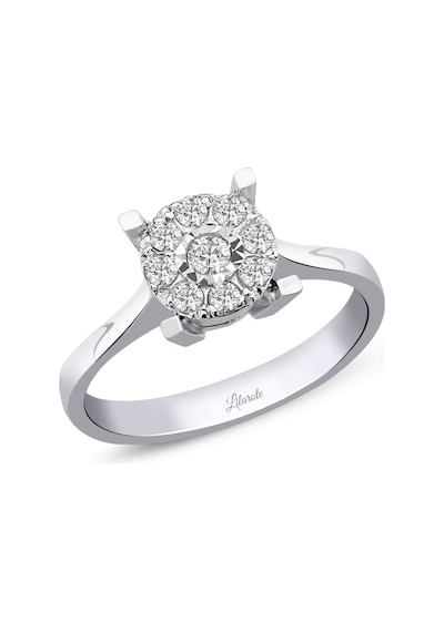 0.17 Ct. Modern Tasarım Coronet Tektaş Yüzük