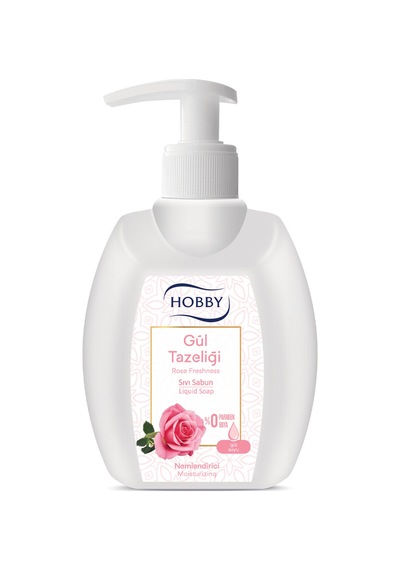 3 Adet Hobby Gül Tazeliği Sıvı Sabun 300 Ml