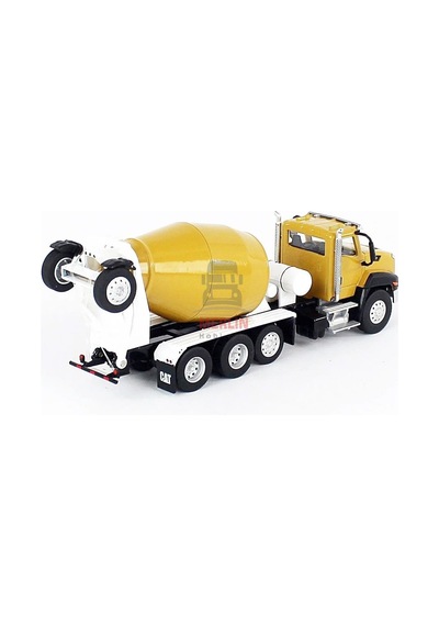 1/64 Ölçek, Cat Ct660 Çimento Mikseri, Sergilemeye Hazır Metal İş Makinası Modeli