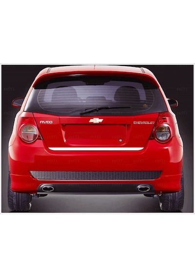 Chevrolet Aveo Hb Krom Bagaj Alt Çıtası P.Çelik 2005-2011 Arası