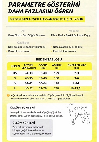 Yacel Duomm Köpek Tasması Ve Gezdirme Halatı Gögüs Ve Sırt Setli Reflektörlü Pembe