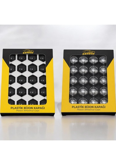 19mm Krom Bijon Kapağı Takımı 20 Adet
