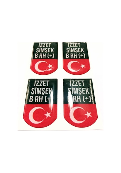 Kişiye Özel Silah Kabza Şarjör Sticker 4 Adet