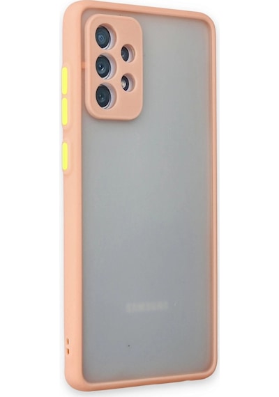 Samsung Uyumlu Galaxy A52 Kılıf Montreal Silikon Kapak Pembe
