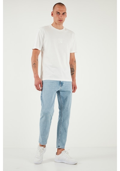 Buratti Streç Pamuklu Slim Fit Normal Bel Boru Paça Jeans Erkek Kot Pantolon 5900S601Milano Açık Mavi Buratti Streç Pamuklu Slim Fit Normal Bel Boru Paça Jeans Erkek Kot Pantolon 5900S601Milano Açık Mavi