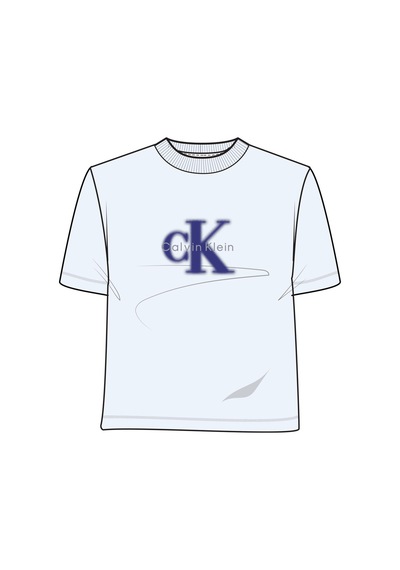 Ss Kadın Boxy Seasonal Monologo Graphic Beyaz T-shirt-13081 Beyaz