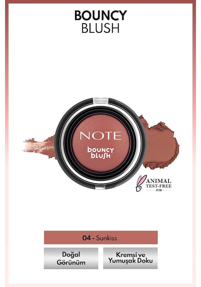 Bouncy Blush Yumuşak Kremsi Allık - 04 Sunkiss Diğer