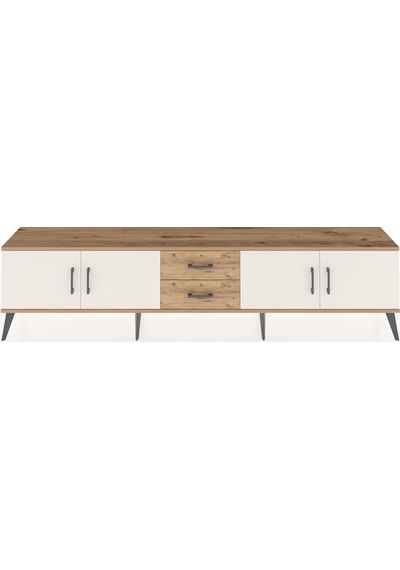 Arges Tv Ünitesi 2 Raflı 2 Çekmeceli 4 Kapaklı 220x30x51 Çam-aytaşı/çam Aytası/atlas Çam - Atlas Çam Arges Tv Ünitesi 2 Raflı 2 Çekmeceli 4 Kapaklı 220x30x51 Çam-aytaşı/çam Aytası/atlas Çam - Atlas Çam