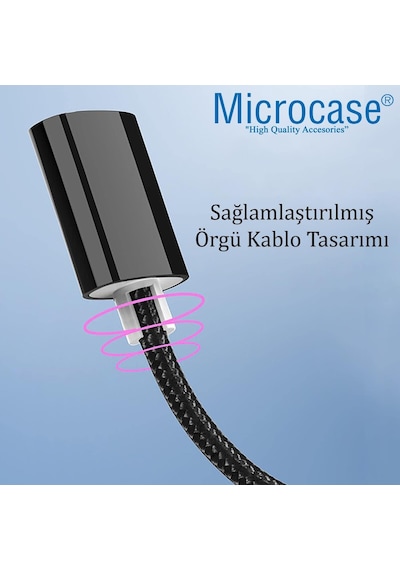 Yüksek Hızlı Usb 3.0 Örgülü Uzatma Kablosu - 50 Cm Al2865 Standart