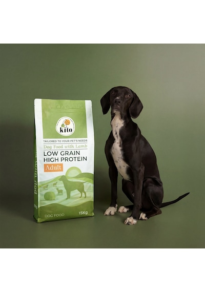 Kito Kuzu Etli Yetişkin Köpek Maması 15 KG + Kito Fresh Levrek Etli Köpek Yemeği 6'lı