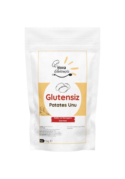 Glutensiz Patates Unu 1 Kg Glutensiz Tarifler İçin-katkısız, Koruyucusuz