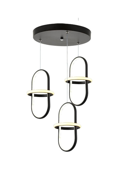 Tt006-3Y-Sy Tt Aydınlatma Minyon Modeli 3 Lü Mat Siyah Yuvarlak L