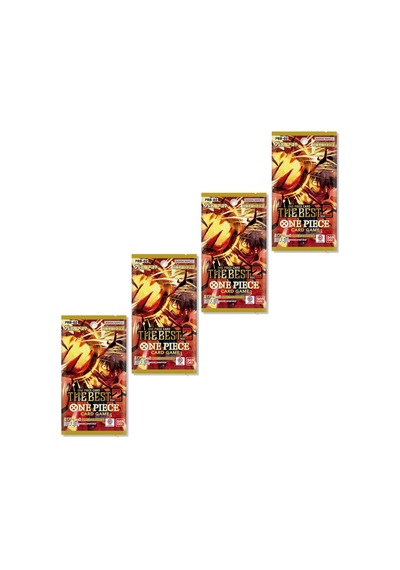 4 Paket Bandai One Piece Card Game The Best Premium Booster Pack Prb-02 Japonca 40 Kart