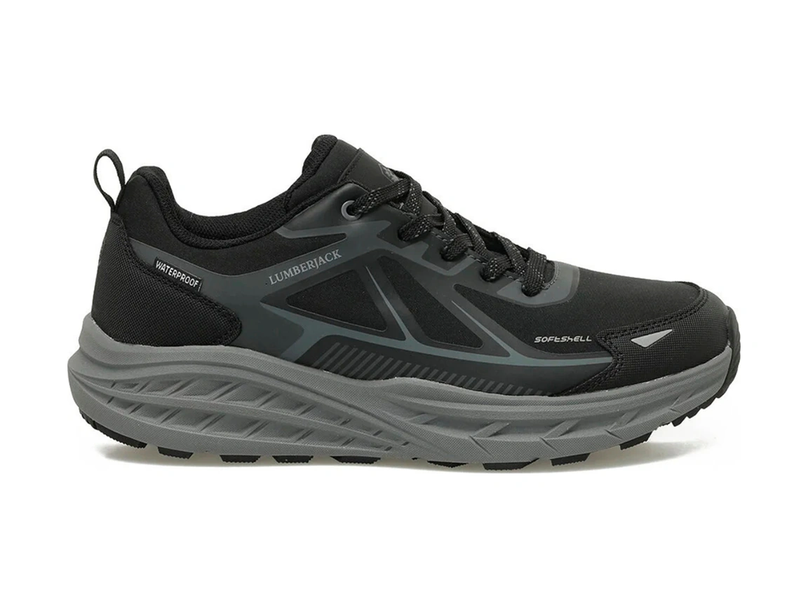 Lumberjack Bold 5pr Erkek Siyah-k.gri 40-45 Waterproof Outdoor Ayakkabı Siyah