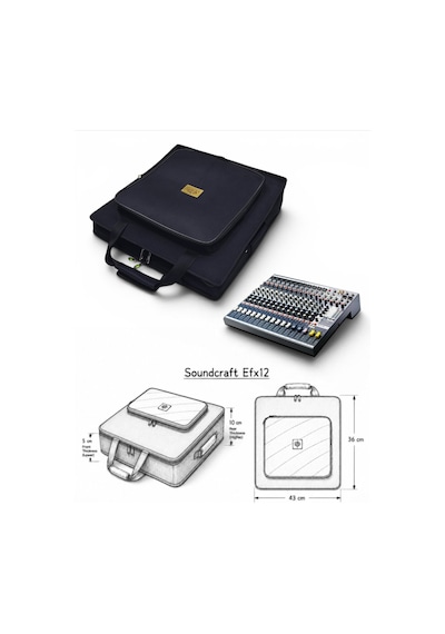 Efx12 Profesyonel Ses Mikseri İçin Uyumlu Çanta Soft Case Kılıf
