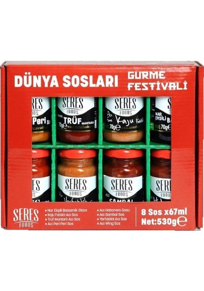 Seres Foods Gourmet Dünya Sosları Gurme Festivali 8 x 67 ML