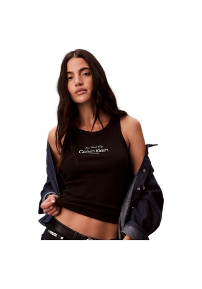 Calvin Klein Lv047f816g Contour 2x2 Kadın Atlet Siyah