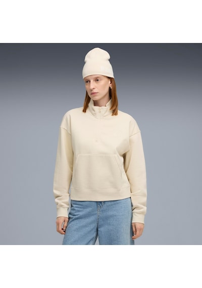 Puma Class Half-zip Crew Kadın Yetişkin Sweatshirt Mavi