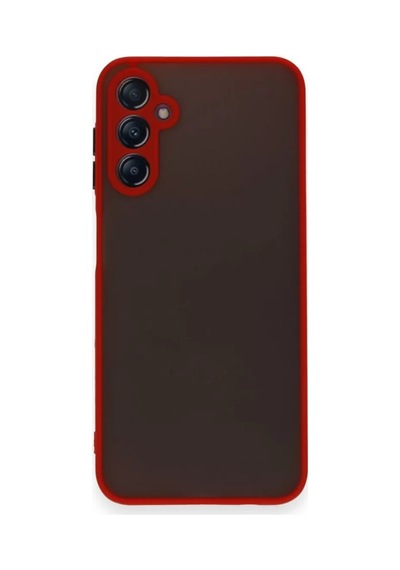 Newface Samsung Galaxy A25 5g Kılıf Montreal Silikon Kapak - Kırmızı