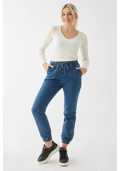 Only Fashion Friends Kadın Jean Pantolon 24k0800k1 Koyu Mavi