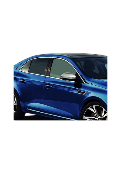 Renault Megane 4 Cam Çıtası Kromu Çerçevesi Komple Set 12 Parça
