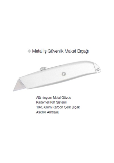Metal İş Güvenlik Maket Bıçağı