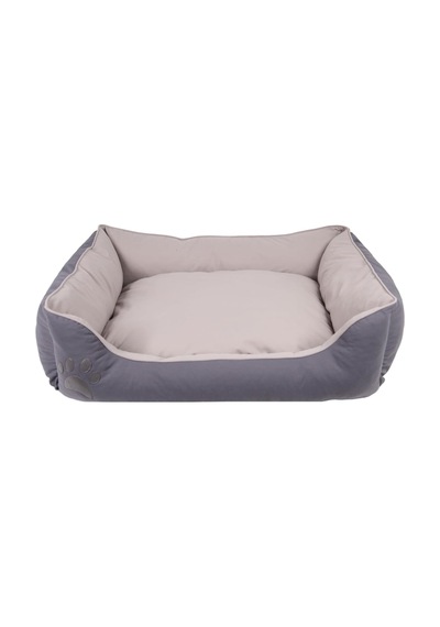 Lucy Köpek Yatağı 40 55 18 Cm Gri Açık Gri - Ortopedik Destekli Pet Yatağı, Yumuşak Dolgulu, Yıkanabilir,