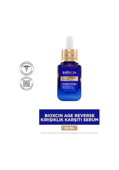 Bioxcin Age Reverse Gece Serumu 30 Ml %20 Retinol, Kolajen, Hyaluronik Asit Ve Bitkisel Kompleks İçerikli Kırışıklık Karşıtı Ve Sıkılaştırıcı Cilt Serumu
