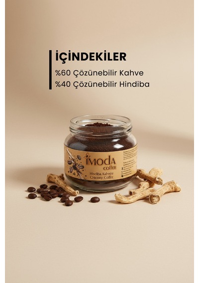 Hindiba Kahvesi 150 Gr Cam Kavanoz 60 Kullanımlık Granül Kahve, Yumuşak İçim Diğer