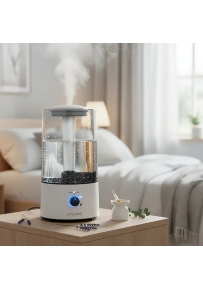 Rbh-04 Ultrasonik Hava Nemlendirici 4 Litre Buhar Makinesi Aroma Difüzörü - Otomatik Kapanma