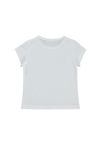 Civil Girls Basic 2-5 Yaş Tişört - Beyaz
