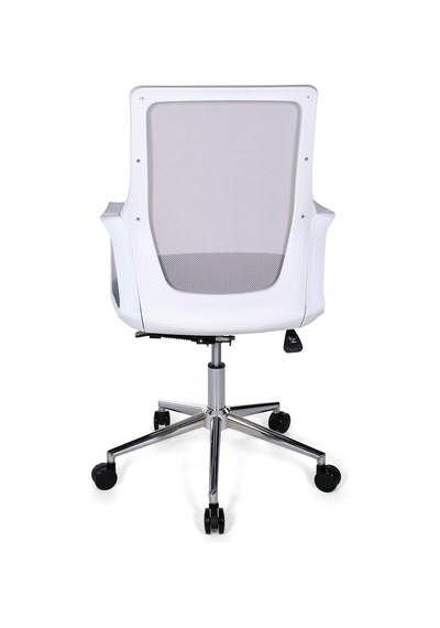 Ofisbazaar Alf Beyaz Fileli Çalışma Koltuğu Ergonomik Şef Ve Toplantı Koltuğu Mavi/gri Gri