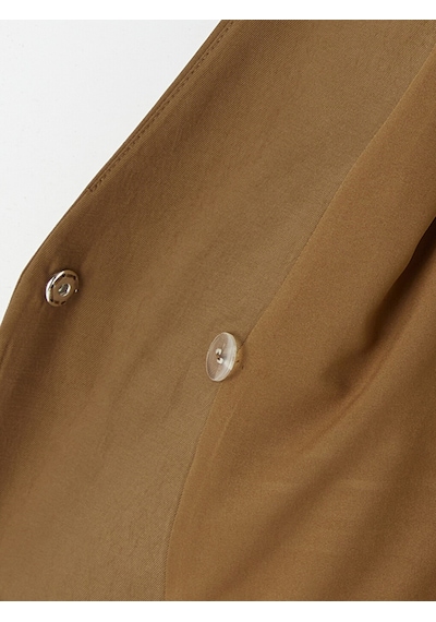 Lcw Modest Bej Kruvaze Yaka Kadın Blazer Ceket