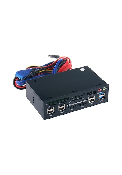 5.25 Inç Ön Panel Usb 2.0 3.0 Esata 5131P Dahili Floppy Disket Ka