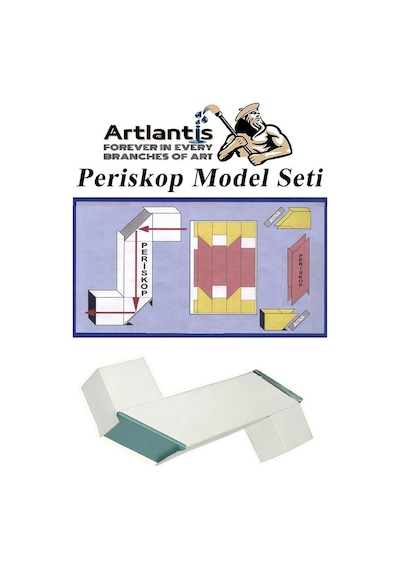 Periskop Yapım Seti 1 Paket Karton Periskop Model Seti Aynalı Okul Sınıf Deney Seti