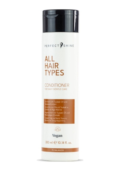Perfect Shine All Hair Types Tüm Saçlar İçin Kamelya Yağı Ve Yeşil Havyar Özlü Besleyici Saç Bakım Kremi 300ml
